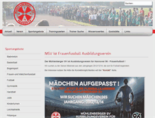 Tablet Screenshot of muehlenberger-sv.de